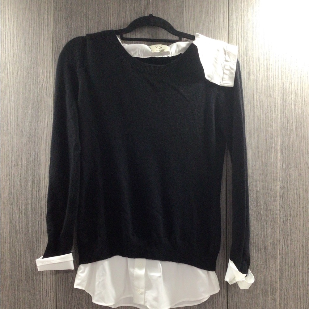 Cashmere sweater and Shirt for woman